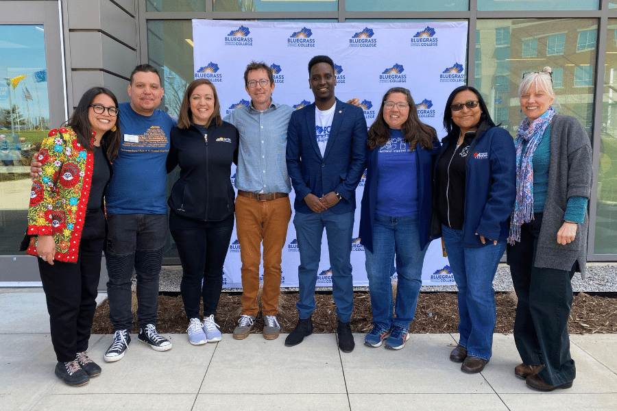 group photo of global learning staff