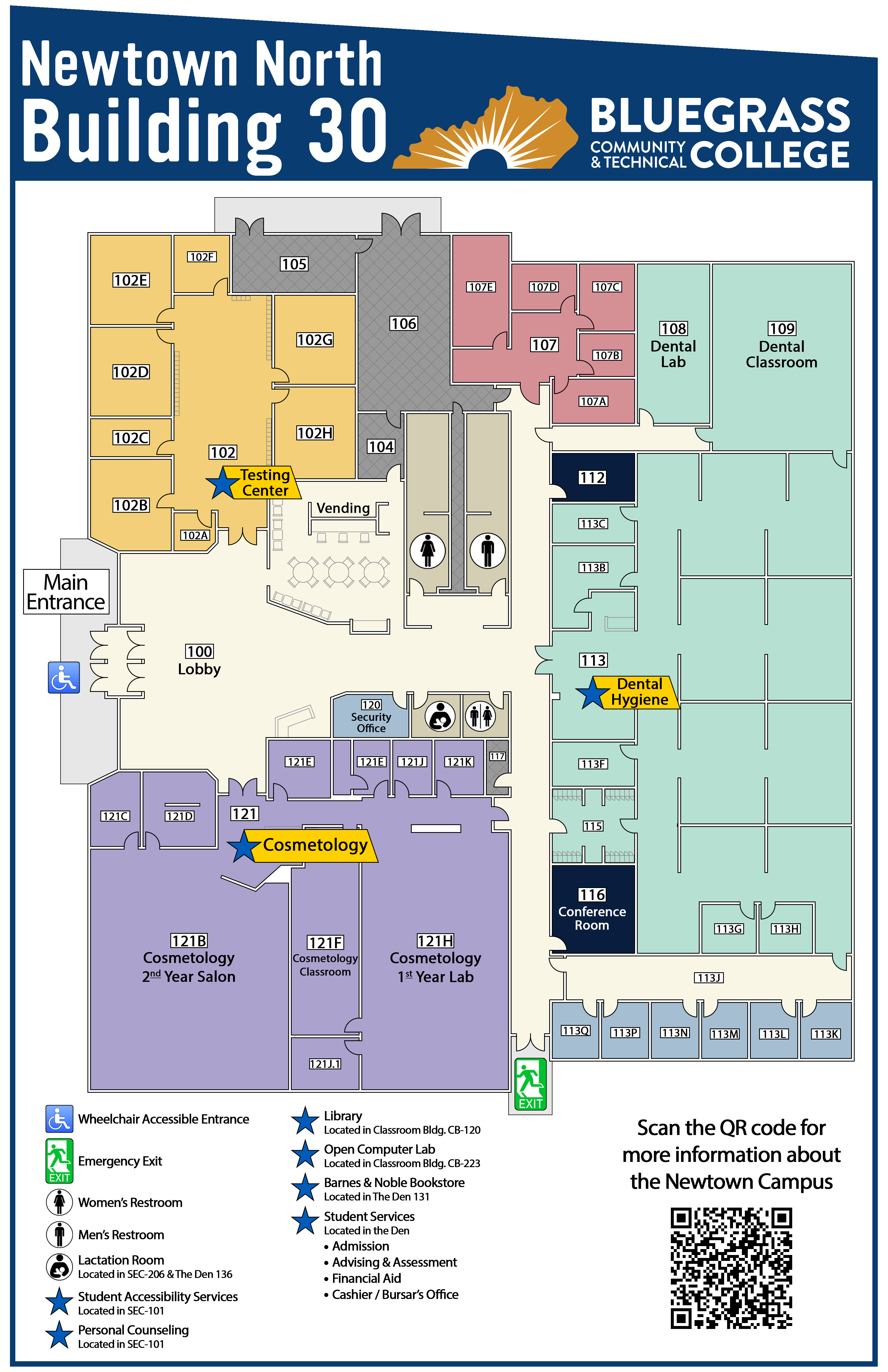 map of newtown north building 30