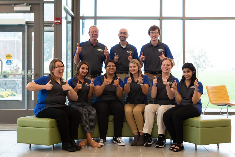 group photo of presidential student ambassadors