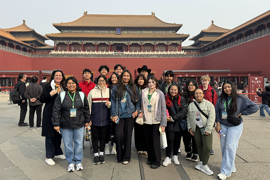 Group at Forbidden City in China