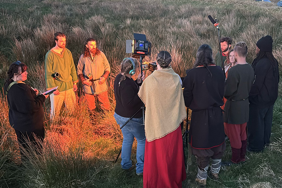 Group Filming in Ireland