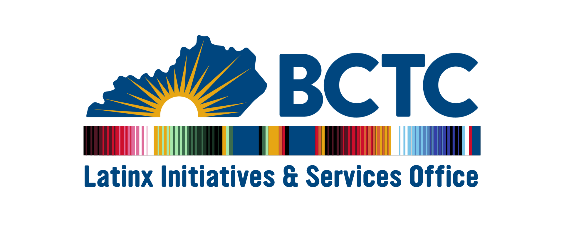graphic with BCTC Logo that says Latinx Initiatives and Services Office