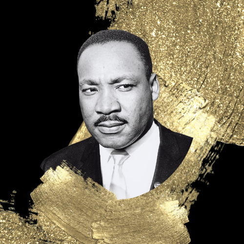 a portrait of martin luther king jr