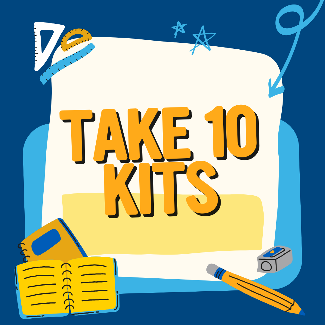 graphic that says take 10 kits