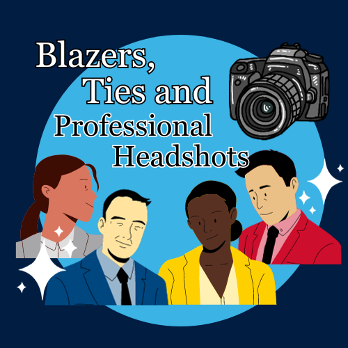 a group of people wearing blazers and ties