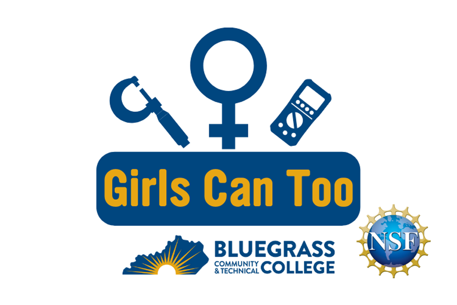Girls Can too logo with National Science Foundation logo in corner
