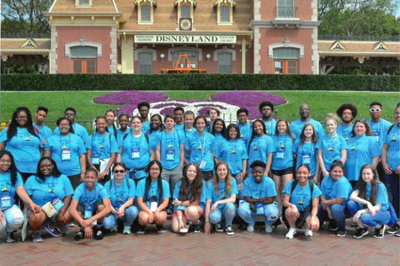Educational Talent Search on a group trip to Disneyland