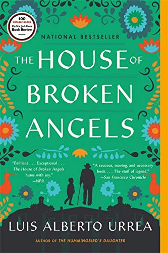 image of the house of broken angels book cover