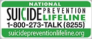 National Suicide Preventon Lifeline - 1-800-273-8255