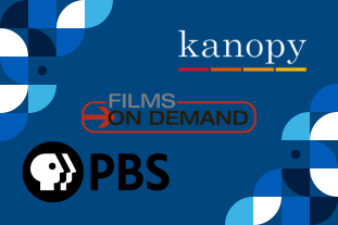 graphic with video streaming services logos