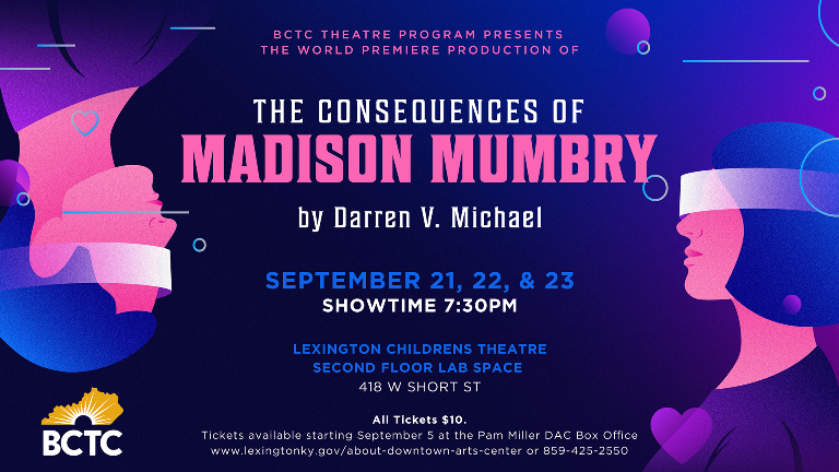 theatre poster for The Consequences of Madison Mumbry