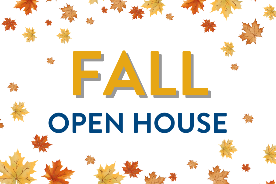 fall open house graphic