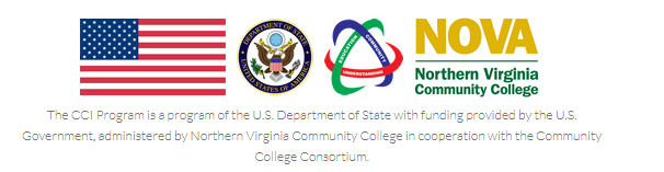 CCIP logo, a program of the US Department of State