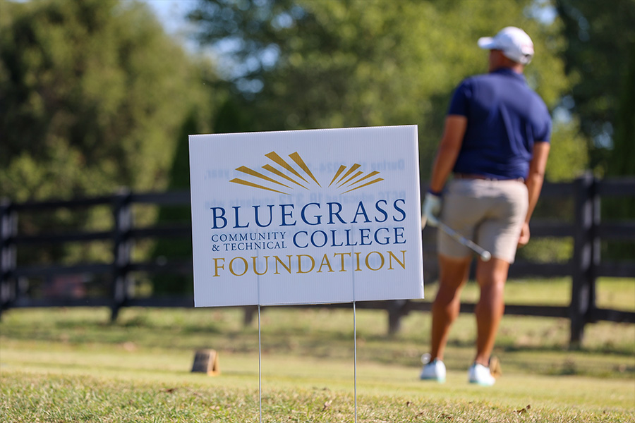 BCTC Foundation Golf Scramble yard sign