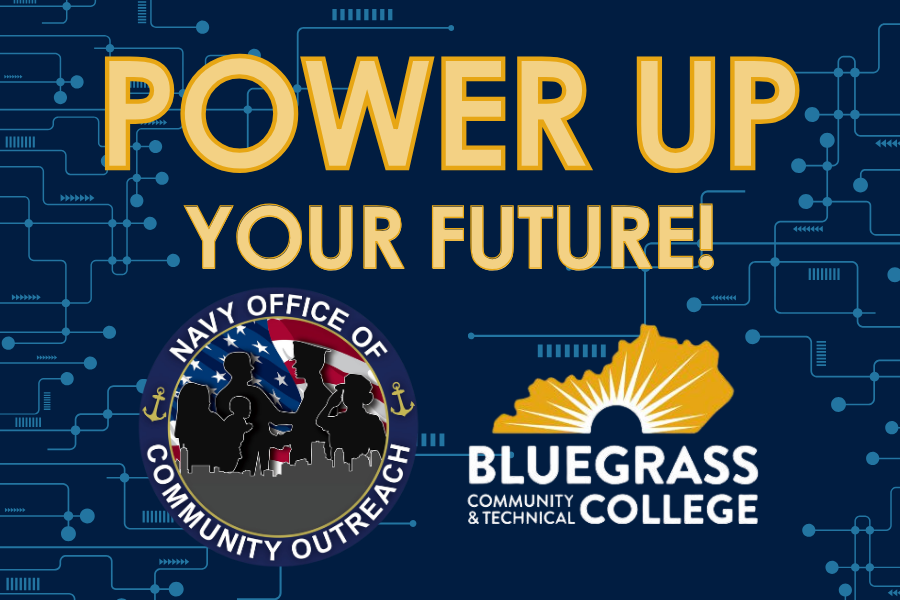 navy week graphic with Naval Office of Community Outreach seal and BCTC logo